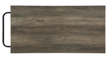 Lona - Kitchen Island - Rustic Oak & Black Finish