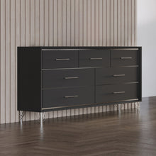 Ava - 7 Drawer Dresser - Ebony