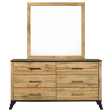 Kaywood - 6-Drawer Dresser And Mirror - Natural Pine