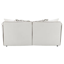 Yolanda - Loveseat With 4 Pillows - Beige Chenille