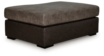 Castille Way - Oversized Accent Ottoman - Fossil