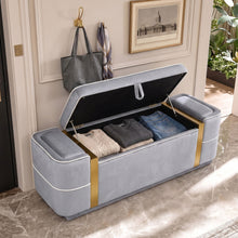 Storage Bench Upholstered Ottoman Bed End Bench With Lift Top Storage