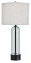 Kerrbrook - Clear / Black - Glass Table Lamp
