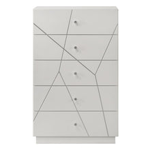 Esther - Chest - White / Silver