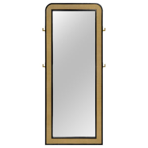 Arini - Cane Weave Full Length Standing Floor Mirror