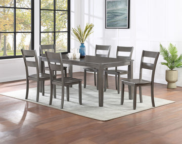 Ryan - 7 Piece Dining Room Set - Gray