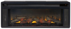 Entertainment - Black - Fireplace Insert - Rectangular