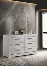 Ives - 6-Drawer Dresser Cabinet - White High Gloss