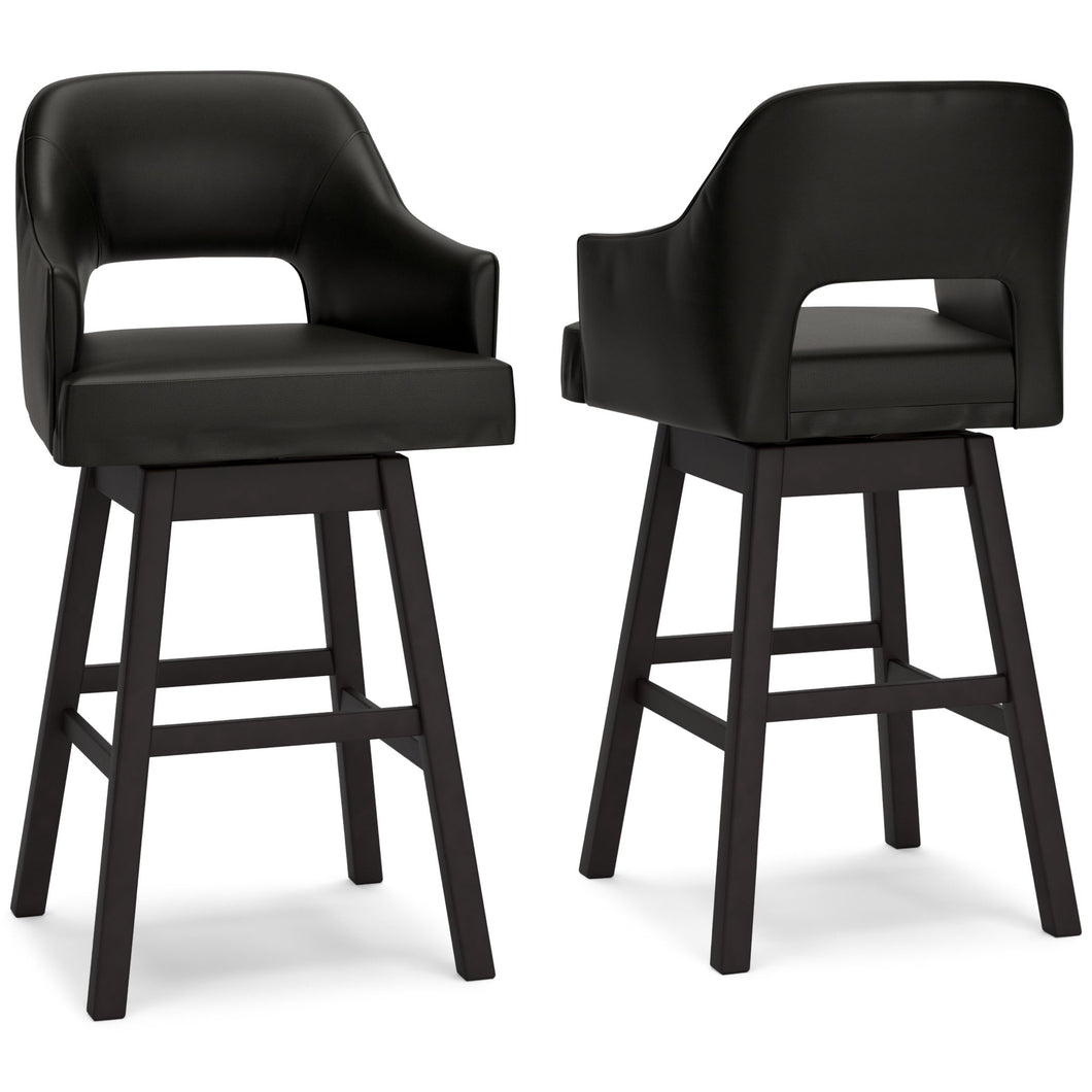 Tallenger - Upholstered Swivel Barstool (Set of 2)