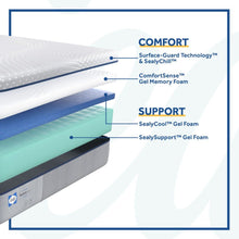 Posturepedic - 13" Lacey Firm Foam Mattress - Split King / California King