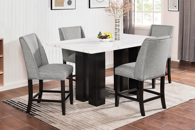 Faust - Adjustable Table Counter Chairs Set complete set