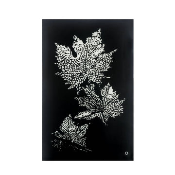 Talisha - 55" Wall Art With LED - Smoky Glass & Faux Crystal