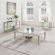 Zaba - End Table - Glass Top & Silver