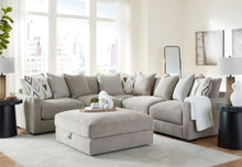 Aslan Court - Sectional With Ottoman Set