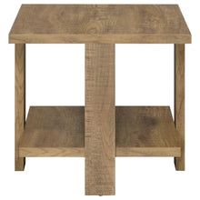 Dawn - Square Engineered Wood End Table - Mango Brown