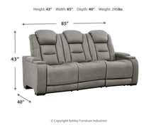 The Man-Den - Power Reclining Sofa