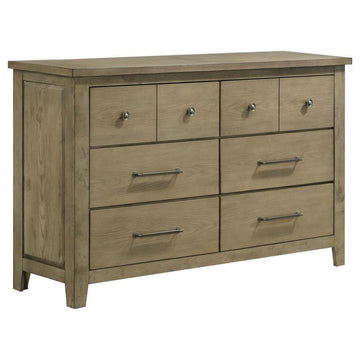 Hazlewood - 6-Drawer Bedroom Dresser Cabinet - Vineyard Oak