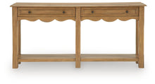 Whitmund - Console Sofa Table - Light Brown