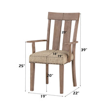 Nathaniel - Chair (Set of 2) - Fabric & Maple