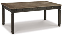 Tyler Creek - Rectangular Dining Room Table - Black / Gray