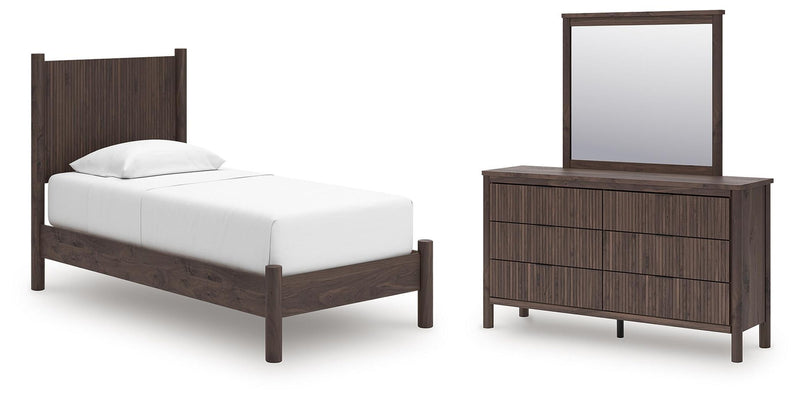 Pamytta - Panel Platform Bedroom Set complete set