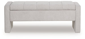 Akselman - Gray - Storage Bench