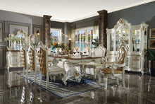 Picardy - 31" Dining Table - Antique Pearl & Cherry Oak