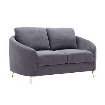 Yuina - Loveseat - Gray Linen