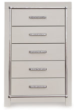 Zyniden - Silver - Five Drawer Chest