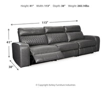 Samperstone - Power Reclining Sectional