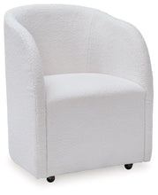 Rowanbeck - Ivory - Dining Upholstered Arm Chair (Set of 2)