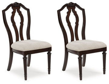 Lavinton - Dining Upholstered Side Chair (Set of 2) - Tan / Brown