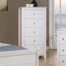 Selena - 5-Drawer Bedroom Chest - Cream White