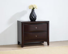 Phoenix - 2-Drawer Nightstand - Deep Cappuccino