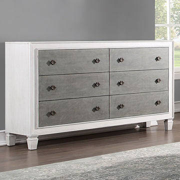 Katia - Dresser - Rustic Gray & Weathered White