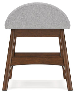 Lyncott - Light Gray / Brown - Home Office Desk Chair