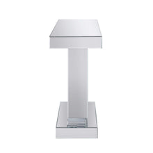 Noralie - Rectangular Console Table - Mirrored & Faux Diamonds