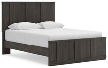 Shaehartin - Queen Panel Platform Bed - Dark Brown