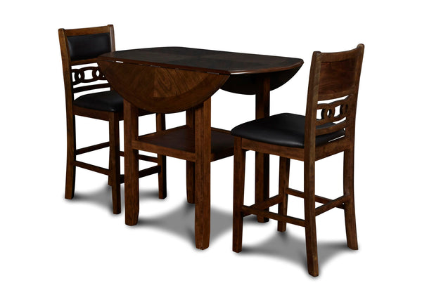 Gia Counter Drop Leaf Table Set