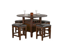 Homestead - Round Counter Height Dining Table - Tobacco Leaf
