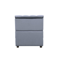 Bois II - Armless Chair - Gray Velvet