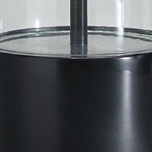 Kerrbrook - Clear / Black - Glass Table Lamp