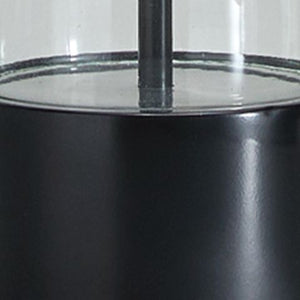 Kerrbrook - Clear / Black - Glass Table Lamp