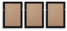 Janisburg - Wall Art Set (Set of 3) - Black / White / Brown