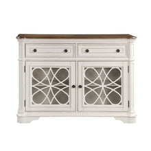 Florian - Server - Antique White & Oak