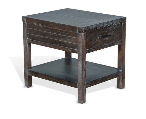 Dundee End Table Dark Brown