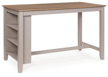 Harperfeld - Rectangular Dining Room Counter Table - Natural / Gray