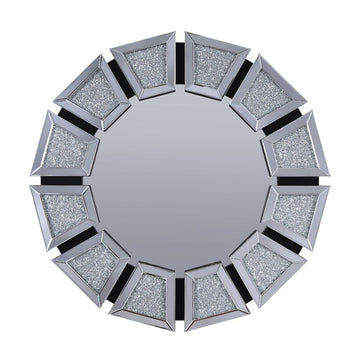 Noralie - Accent Mirror - Mirrored, Faux Diamonds