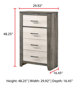 Rhett - Chest - Chalk / Gray