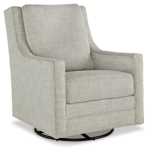 Kambria Swivel Glider Accent Chair Fog